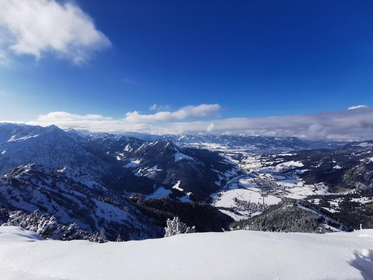 Ferienwohnung Wiesenblick Bad Hindelang Exteriör bild