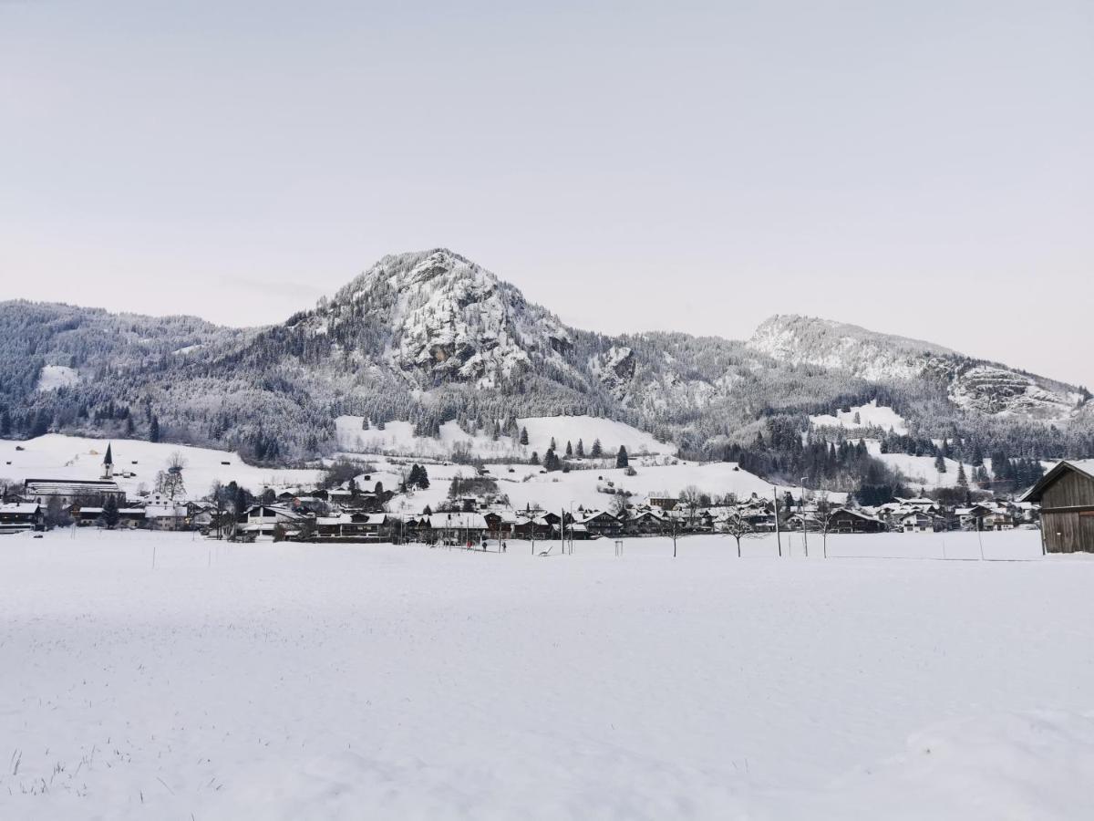 Ferienwohnung Wiesenblick Bad Hindelang Exteriör bild